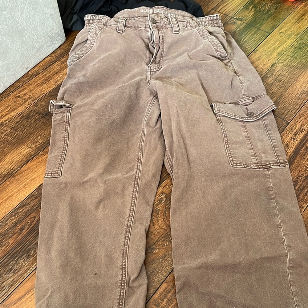 Brown stretch cargo from American Eagle